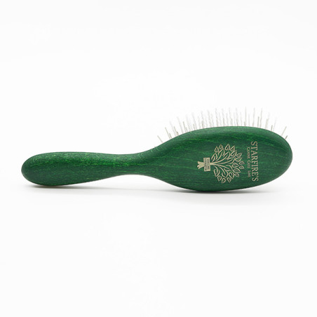 Starfire's small size metallic brush with extra-long tines
