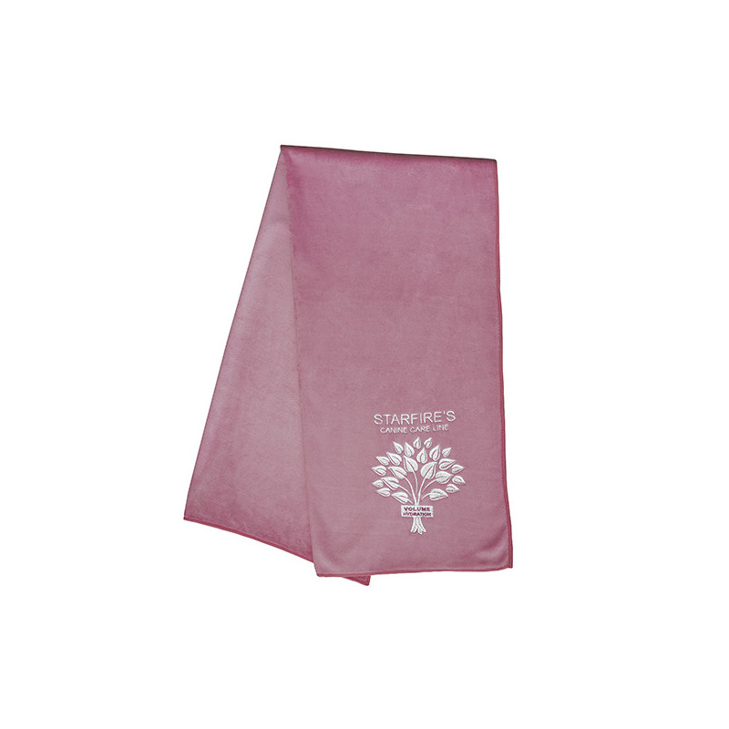 Big size ashen pink microfiber towel