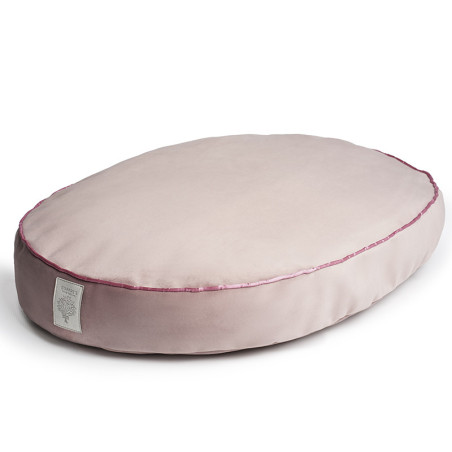 Starfire's Luxury pink oval bed for dogs | Soft & squashy safe filling