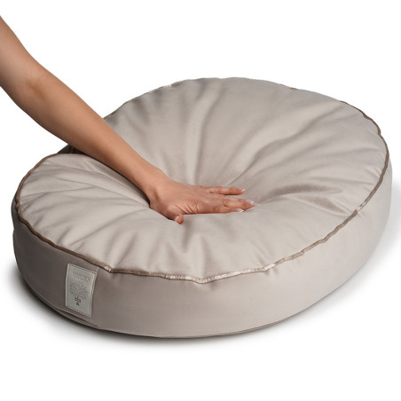 Starfire's Luxury pink oval bed for dogs | Soft & squashy safe filling